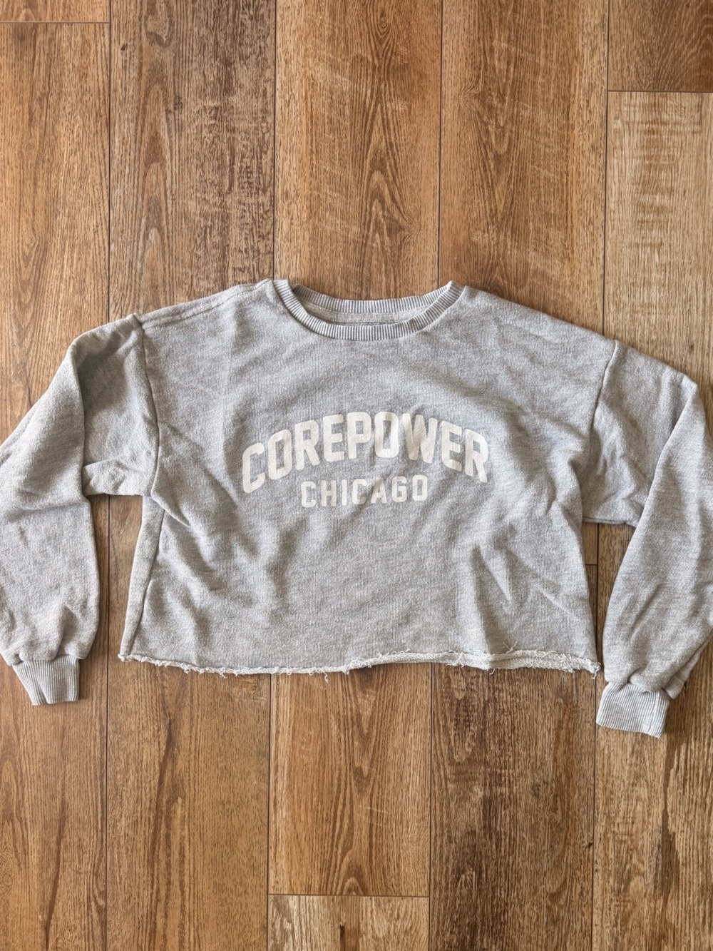 CorePower Yoga Cropped Sweatshirt — Chicago